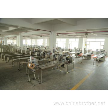 Three Servo Pillow Candy Paper Wrapping Packing Machine